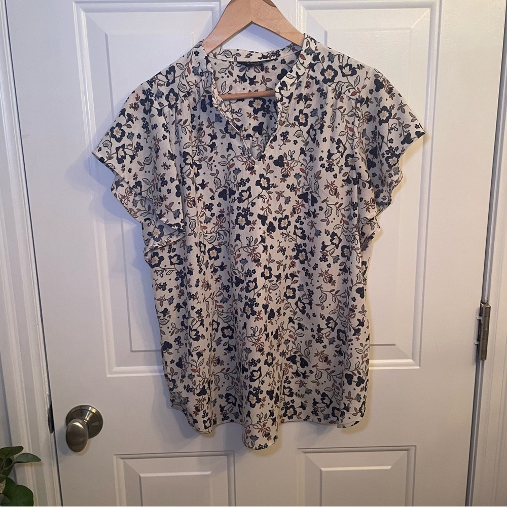 Denver Hayes Floral Print Blouse